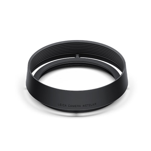 Leica Lens Hood Round for Q Cameras - Black
