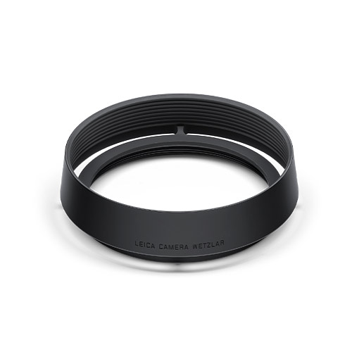 Photos - Lens Hood Leica  Round for Q Cameras - Black 19657 