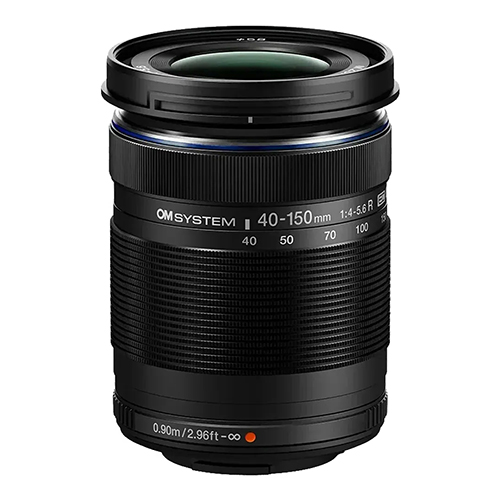 OM System 40-150mm f4.0-5.6R M.ZUIKO Digital ED Micro Four Thirds Lens - Black