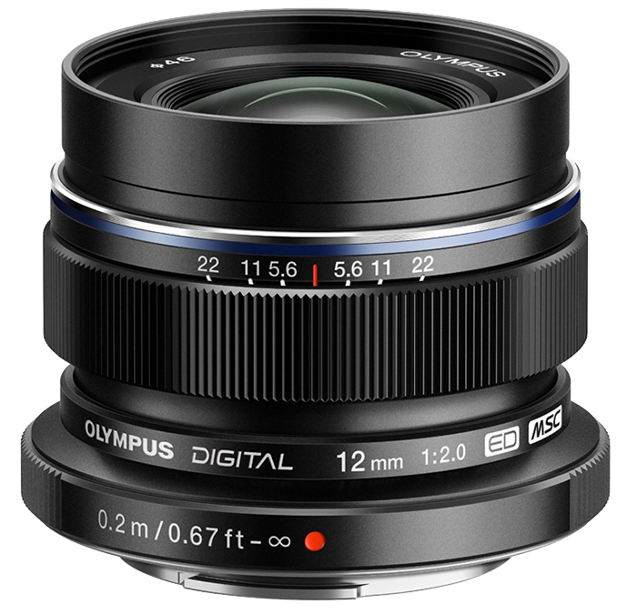 Olympus 12mm f2.0 ZUIKO Digital ED Micro Four Thirds lens - Black