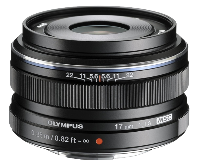 Olympus 17mm f1.8 M.ZUIKO DIGITAL Micro Four Thirds lens  - Black