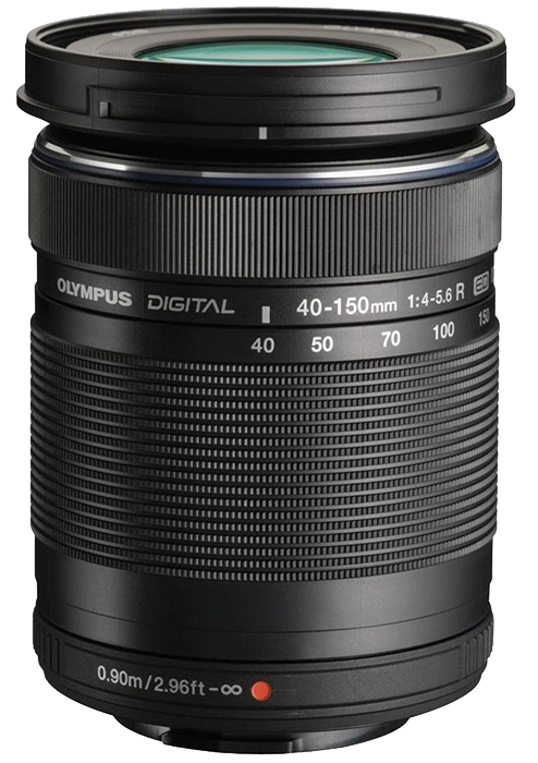 Olympus 40-150mm f4.0-5.6R M.ZUIKO Digital ED Micro Four Thirds Lens - Black