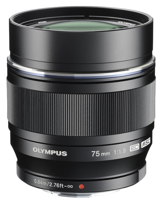 Olympus 75mm f1.8 M.ZUIKO PW EZ Micro Four Thirds Lens  - Black
