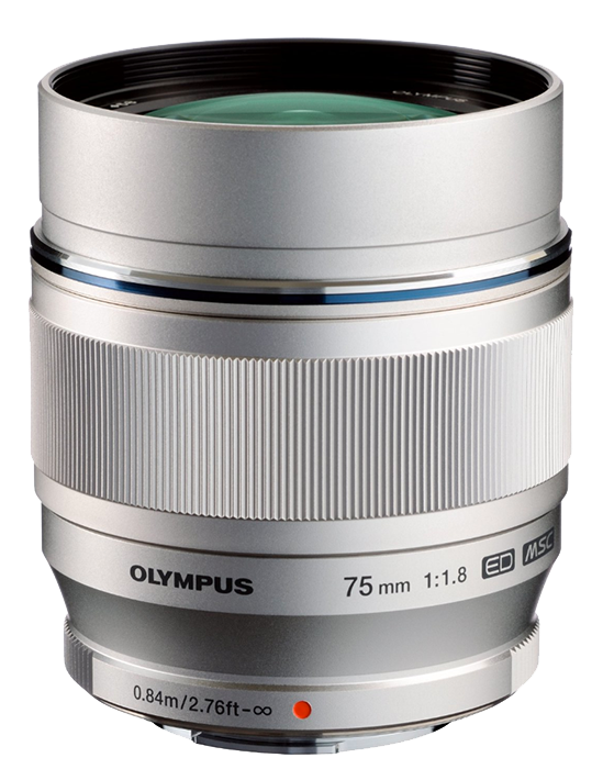 Olympus 75mm f1.8 M.ZUIKO PW EZ Micro Four Thirds Lens  - Silver