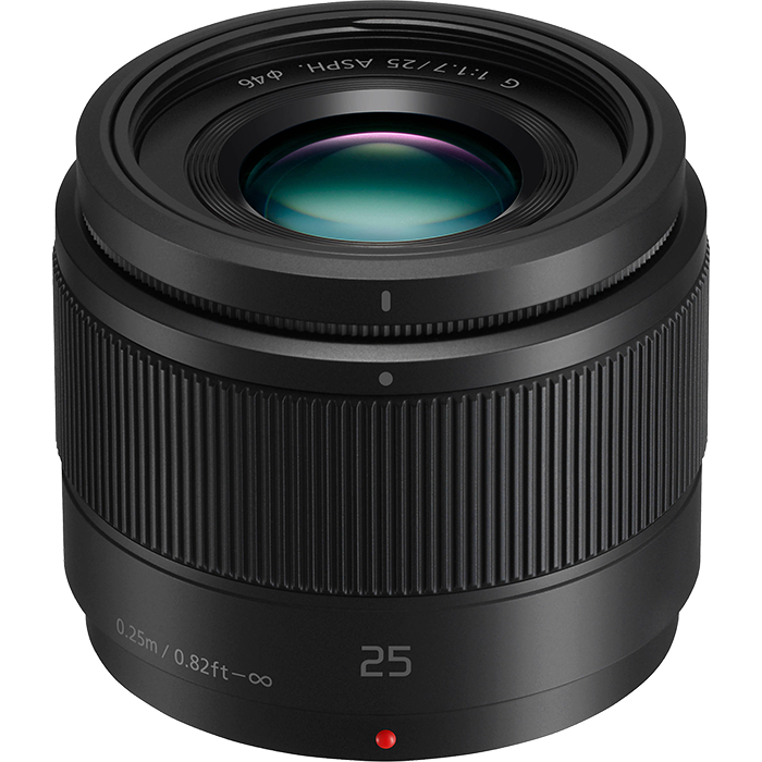 Panasonic 25mm f1.7 ASPH LUMIX G Lens - Black
