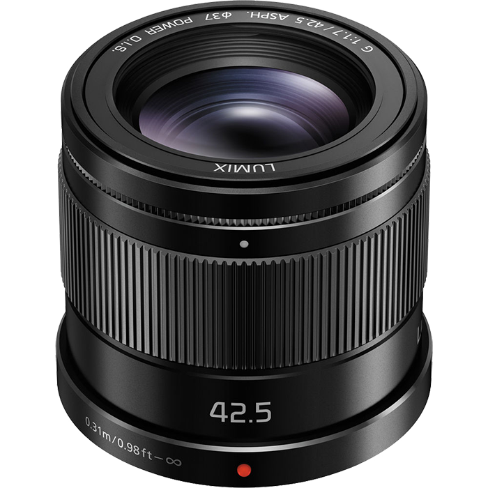 Panasonic 42.5mm f1.7 G ASPH POWER OIS Lumix Lens - Black