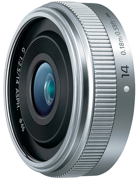 Panasonic 14mm f2.5 II ASPH Lumix G Lens (Silver) | Clifton Cameras