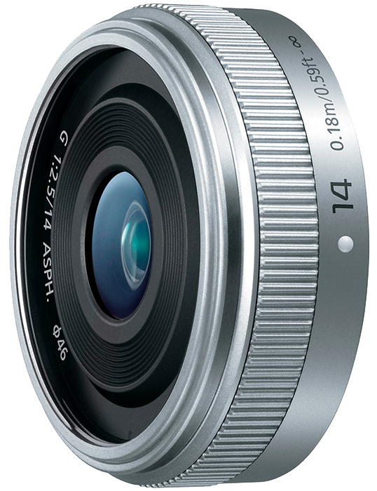 Panasonic 14mm f2.5 II ASPH Lumix G Lens - Silver