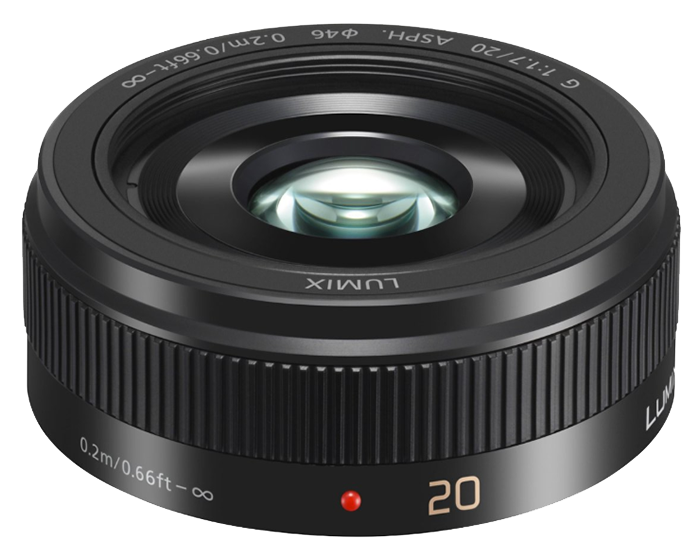 Panasonic 20mm f1.7 II ASPH Lumix G Lens - Black