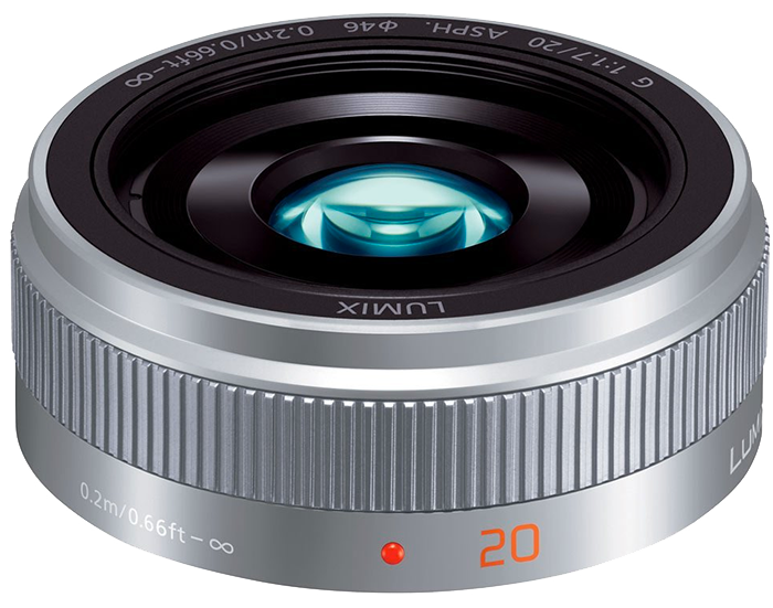 Panasonic 20mm f1.7 II ASPH Lumix G Lens - Silver