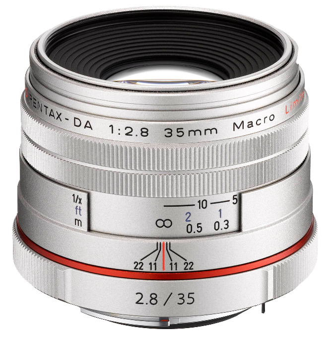 Pentax HD DA 35mm f2.8 Macro Limited - Silver - NO LONGER AVAILABLE