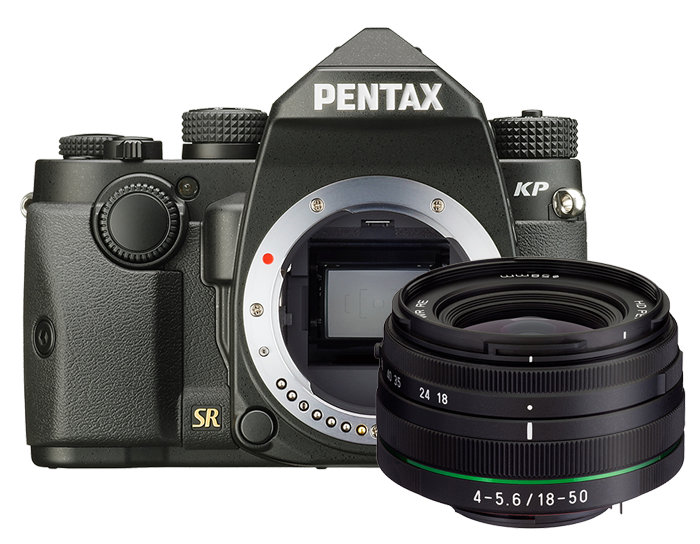 Pentax KP with 18-50mm WR Lens Kit - Black