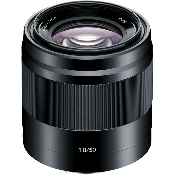 Sony E 50mm F1.8 OSS Lens - Black