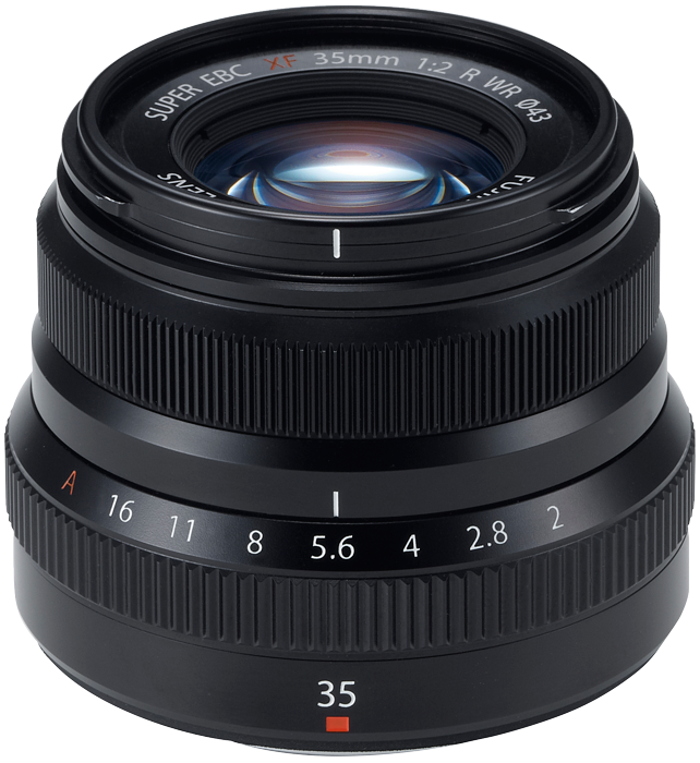 Fujifilm XF 35mm F2 R WR Fujinon Lens - Black