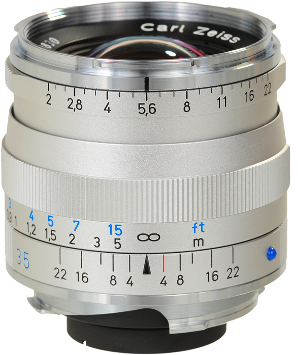 Zeiss Biogon T* F2 35mm ZM Leica Fit - Silver