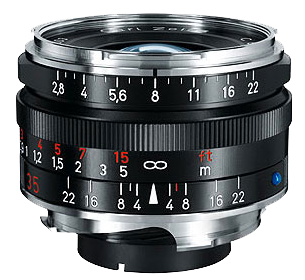 Zeiss C Biogon T* F2.8 35mm ZM Leica Fit - Black