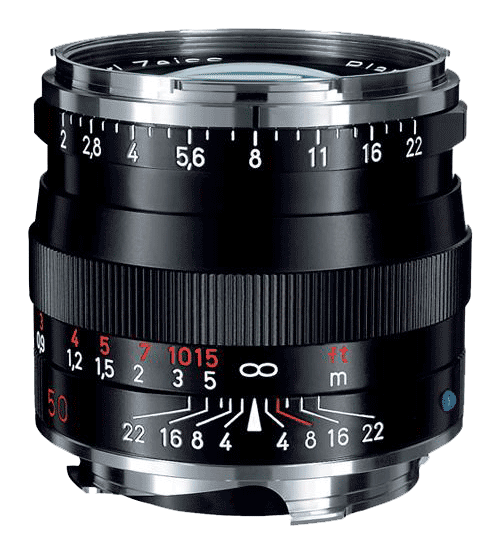 Zeiss Planar T* F2 50mm ZM Leica Fit - Black