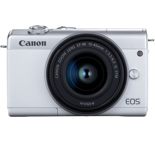Canon EOS M200 with EF-M 15-45mm Lens - White