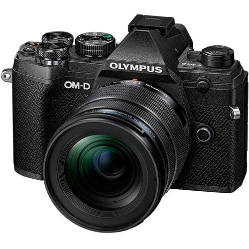 Olympus OM-D E-M5 Mark III Digital Camera with 12-45mm f4 Pro Lens - Black
