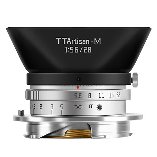 TTArtisan 28mm f5.6 Leica M Mount Lens - Silver